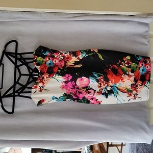 Venus Floral Bodycon Dress